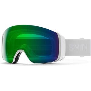 NWT SMITH unisex 4D MAG Goggles with ChromaPop Lens green mirror/white vapor-OS